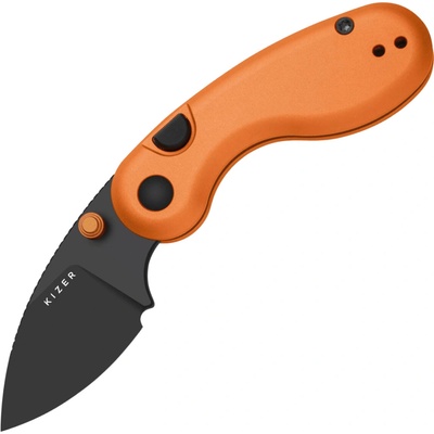 Kizer Microbe 14C28N, Black PVD Coating, Aluminum V2742A3