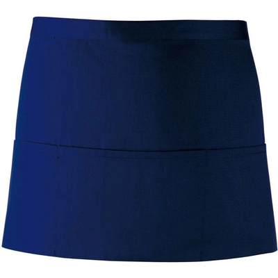 Premier PR155 Krátká zástěra do pasu s kapsou Colours modrá navy