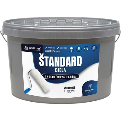 Optimal interiérová biela farba štandard 15kg