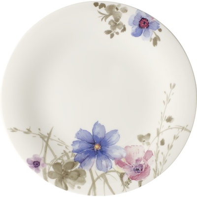 Villeroy & Boch Чиния за закуска Mariefleur Gris Basic модел на ръбовете 21 см (10-4104-2641)