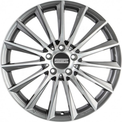 FONDMETAL AIDON 9x19 5x112 ET20 gloss titanium machined