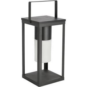 Bizzotto Черен LED фенер със соларен панел/с USB (височина 38 cm) Solar - Bizzotto (0827493)