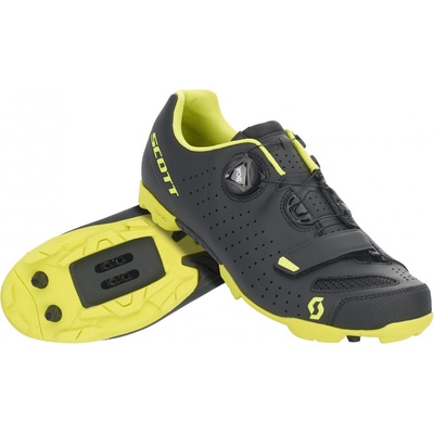 SCOTT Мъжки обувки за планинско колоездене Scott MTB Comp Boa Cycling shoes - Matt Black / Sulphur Yellow - размер 48 (EU) (036-0550-0319)