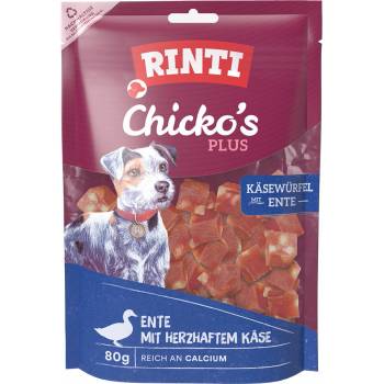 RINTI Chicko Plus kocky s kačacím a syrom 6 x 80 g