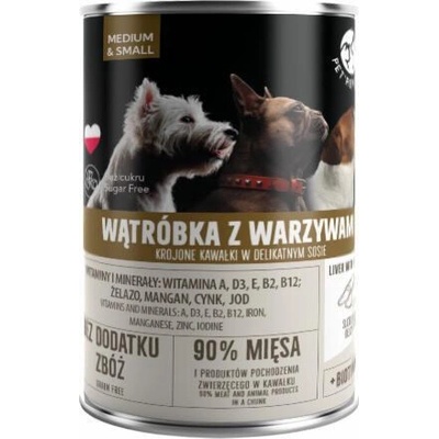 PetRepublic Adult Medium & Small Liver with vegetables 400 g