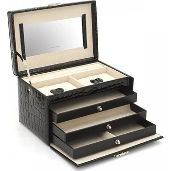 Friedrich Lederwaren šperkovnica Jolie 23254-20 čierna béžová