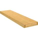 vidaXL Стенен рафт 80x20x4см бамбук (352734)
