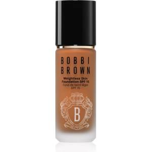 Bobbi Brown Weightless Skin Foundation SPF 15 дълготраен фон дьо тен с хидратиращ ефект цвят Warm Walnut 30ml