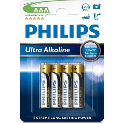 Philips Ultra Alkaline AAA 4ks LR03E4B/10