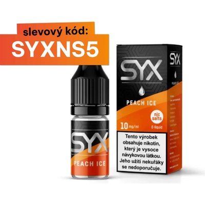 SYX Peach Ice 10 ml 10 mg
