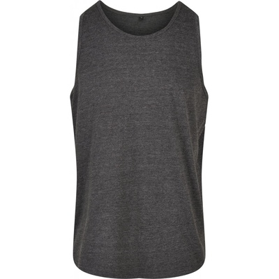 Build Your Brand pánské tílko BB011 Charcoal (Heather)
