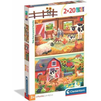 Clementoni Rodina zo statku 2x20 dielov