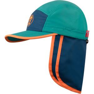 Trollkids Детска шапка с козирка Trollkids Kids Troll Cap XT Cap - Sea Green / Madeira Blue / Sahara Sunset - размер 48-52 cm (204-6284-2011)