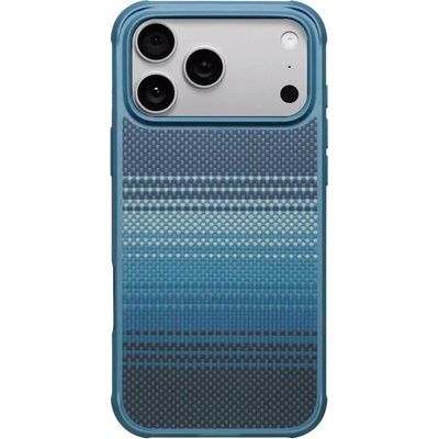 PITAKA Хибриден удароустойчив кейс с кевлар за iPhone 17 Pro - Pitaka Aramid ProGuard Case (тъмносин) (KI1703MGP)