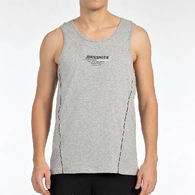 Тениска John smith Crisoc sleeveless T-shirt - Grey (Vigore Medium Gray)