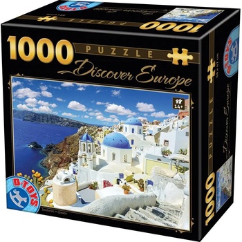 D-Toys - Puzzle Santorini, Greece II - 1 000 piese
