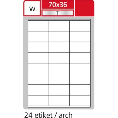 SK Label Print etikety A4 bílá 144290