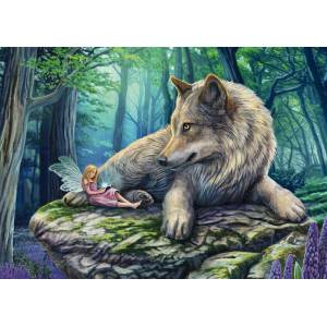 Schmidt Spiele - Puzzle The wolf and the elf - 500 piese