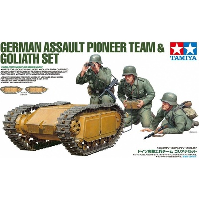 Tamiya German Assault Pioneer Team & Goliath Set 1:35