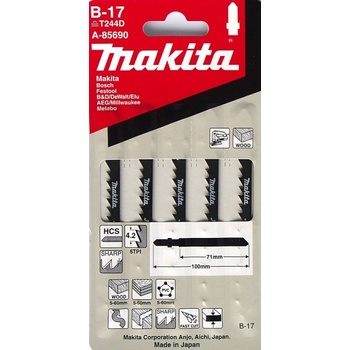 Makita A-85690 Pílové listy z uhlíkovej ocele 70mm, 5ks/bal.