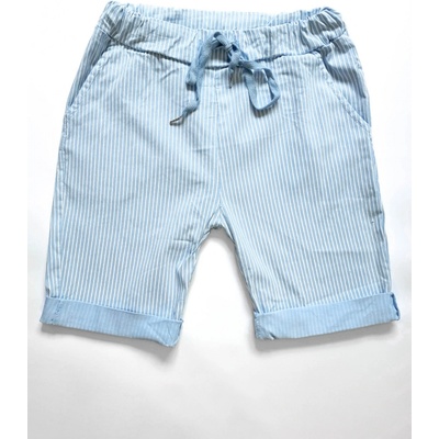 D-Stiag dámské stylové kraťasy s pruhy světle modrá