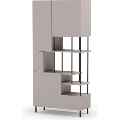 Кремава библиотека 84x175 cm Perla - Marckeric (18085)