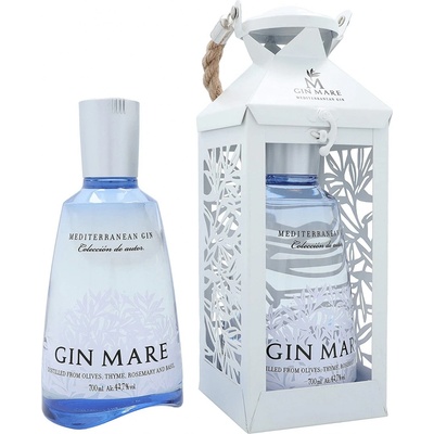 Gin Mare 42,7% 0,7 l (dárkové balení lucerna) – Zboží Mobilmania