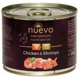 nuevo Chicken & Shrimps Adult - консерва за котка с пиле и скариди 200гр