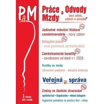 Práce a mzdy 1/2026 – Jednotné měsíční hlášení zaměstnavatele