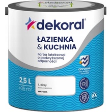 Dekoral Koupelna&Kuchyně 2,5 l BÍLÁ