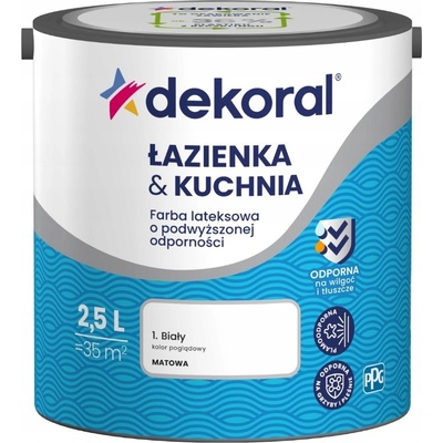 Dekoral Koupelna&Kuchyně 2,5 l BÍLÁ