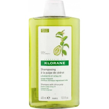 Klorane Cédrat šampon pro normální vlasy Shampoo with Citrus Pulp 200 ml