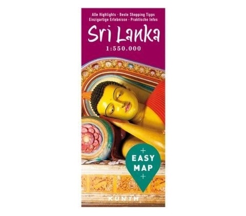 Sri Lanka Easy Map