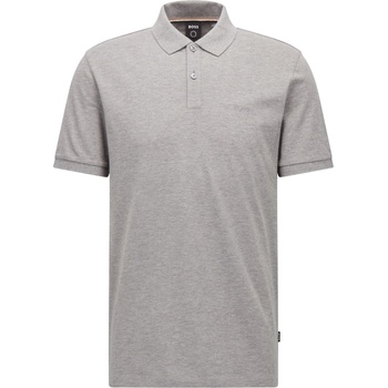 Boss Блуза с яка Boss Mens BOSS BLACK Pallas Polo Iconic Logo Embroidered Shirt - Silver 041