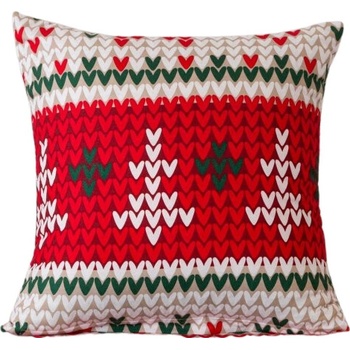 Textilomanie z mikrovlákna FROSTED CHRISTMAS farebný 45 x 45 cm