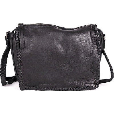 Gianni Conti malá /střední kožená crossbody kabelka no. 675 černá