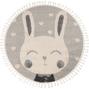 Obsession Кръгъл килим Fano Rabbit  Heart 133 см (fao395rahe133133r)