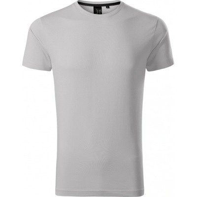 Malfini Premium Exkluzivní pánské slim fit tričko stříbrná