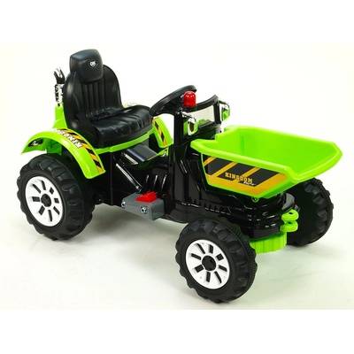 Daimex elektrický traktor Kingdom s výklopnou korbou zelená