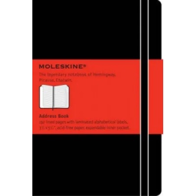 Moleskine Moleskine Pocket Address Book: Black