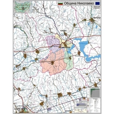 Mapmedia Карта на община Николаево