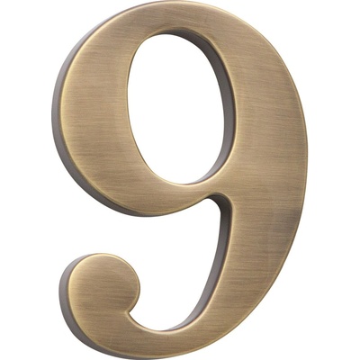 COBRA číslice 5cm Povrch: OFS - bronz česaný, Prevedenie: 9