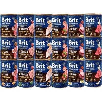 Brit Premium by Nature MIX 18x400г