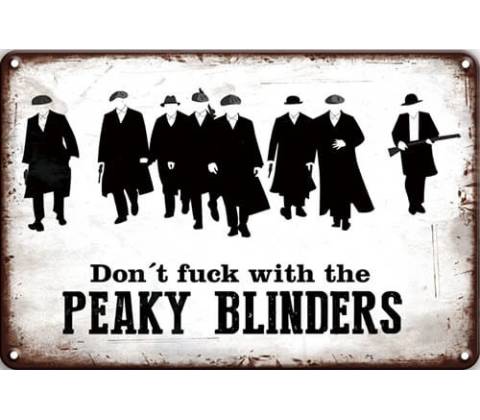 Ceduľa Peaky Blinders