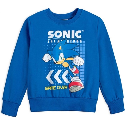 Chlapecká mikina Sonic Game Over modrá