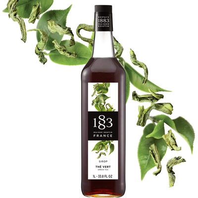1883 Maison Routin Zelený čaj sirup 1 l