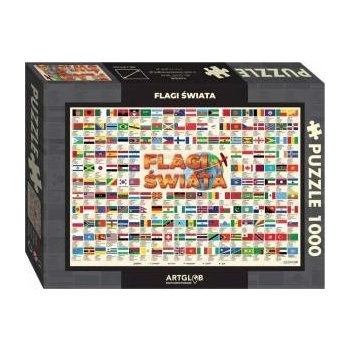 Artglob Пъзел, Artglob, Flags of the world, 1000 части, Картон, Многоцветен