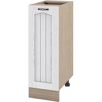 ИРИМ Долен кухненски шкаф Сити МФ-Бяло фладер-04-70 ляв 30 см