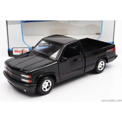 Maisto Chevrolet 454 Ss Pick up 1993 Black 1:24