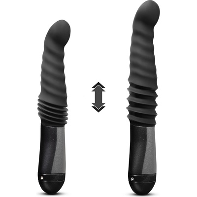 Blush Novelties Temptasia Lazarus Thrusting Dildo Black